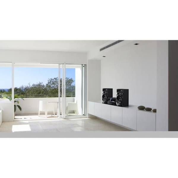 PANASONIC UX100 Urban Audio - Mini Bluetooth Hi-Fi System - 300W - Max Juke App - Elegant og sober