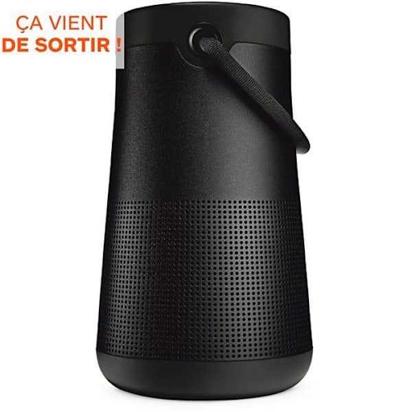 Bærbar højttaler - BOSE - SOUNDLINK REVOLVE + II - Bluetooth - Vandtæt - 360 grader Sort
