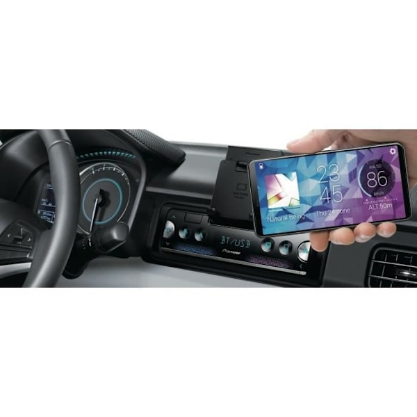 PIONEER Autoradio RDS SPH-10BT - 4 x 50w - USB - Bluetooth - Monivärit - Älykäs synkronointi