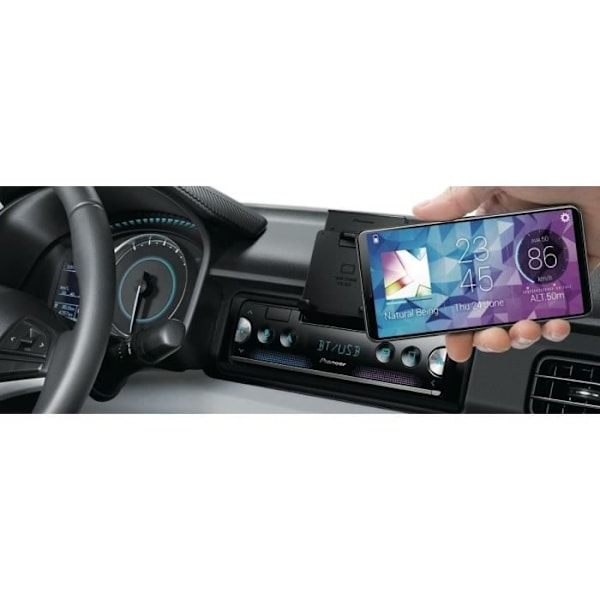 PIONEER Bilradio RDS SPH-10BT - 4 x 50w - USB - Bluetooth - Flerfärgs - Smart Sync