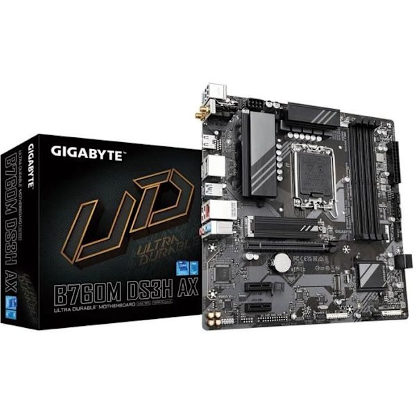 Emolevy - GIGABYTE - B760M DS3H AX