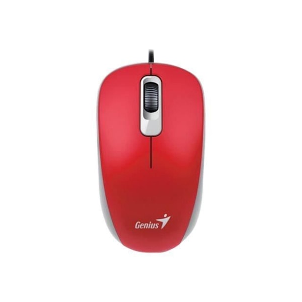 GENIUS DX-110 RED kablet optisk mus - 1000dpi - Rød