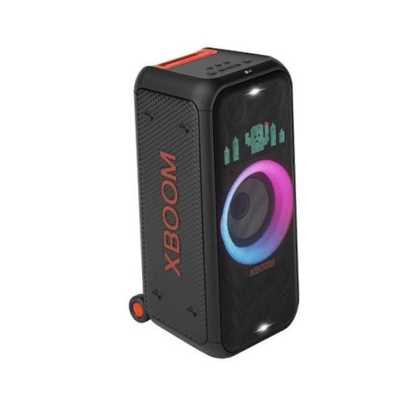 LG XBOOM XL7S trådløs DJ-lydhøjttaler - Bluetooth - 250W - 18 timers batterilevetid - IPX4 - Sort sort
