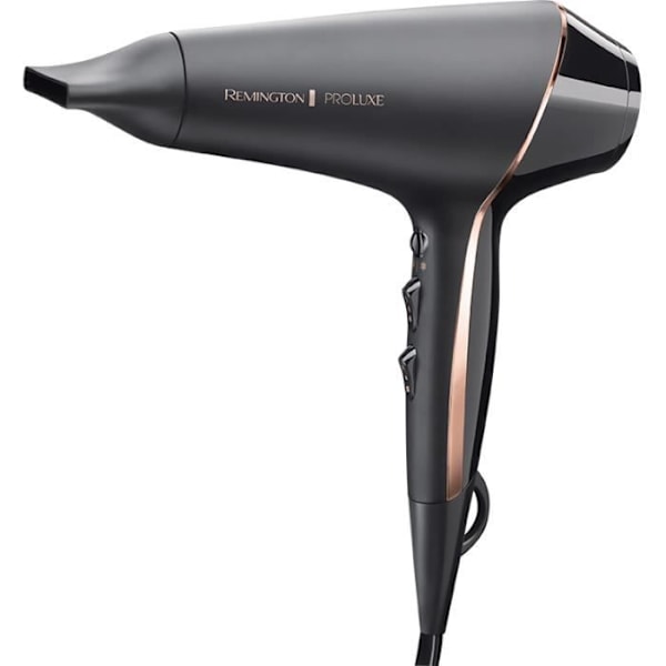 Remington PROLuxe Midnight Edition, Lysnet, Sort, Guld, Uniform, Hængende hul, 3 m, 2400 W Sort, Guld