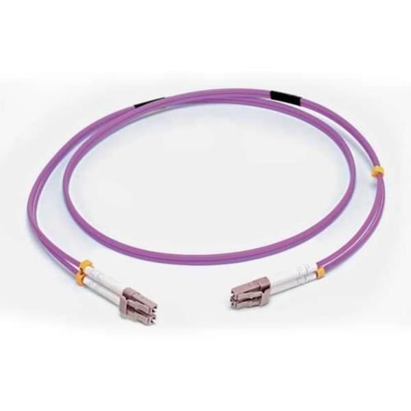 C2G fiberoptisk patchkabel - 5m - LC-LC OM4 LSZH - Lila