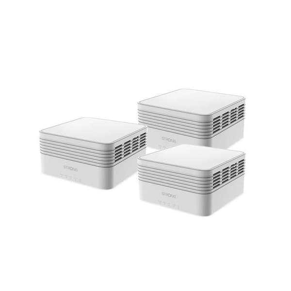 Pack WiFi Mesh - STARK - AX 3000Mbps - Wi-Fi 6 MU-MIMO - Täckning 525m² - 3 enheter