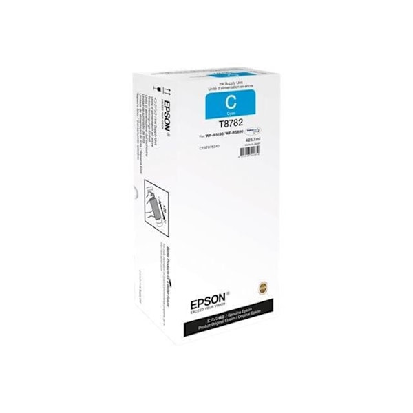 EPSON T8782 refill blæk - Cyan - 425,7 ml - WorkForce Pro WF-R5190, WF-R5690
