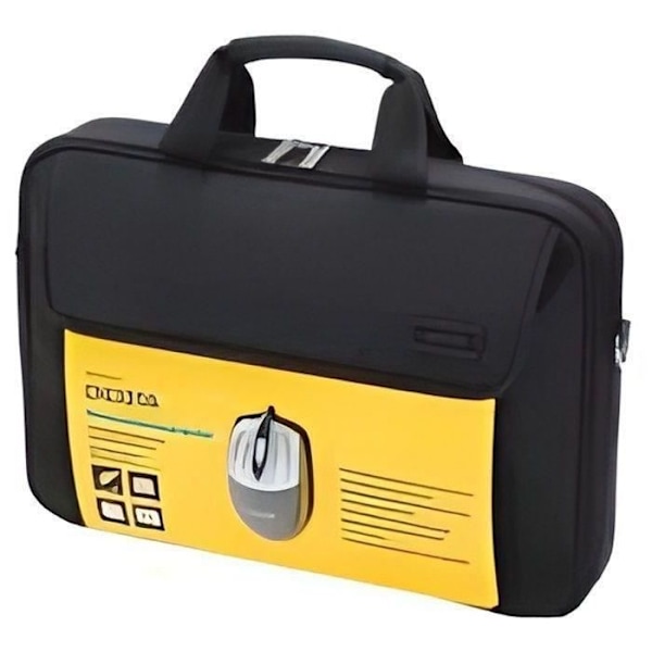 DICOTA Value Toploading Kit -tietokonelaukku optisella USB-hiirellä - 15,6"