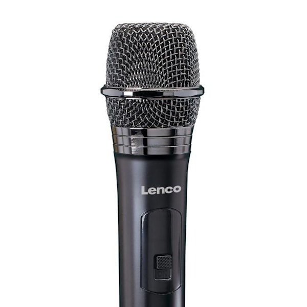 Lenco - MCW-011BK - Langaton mikrofonin vastaanotin 6,3 mm sort