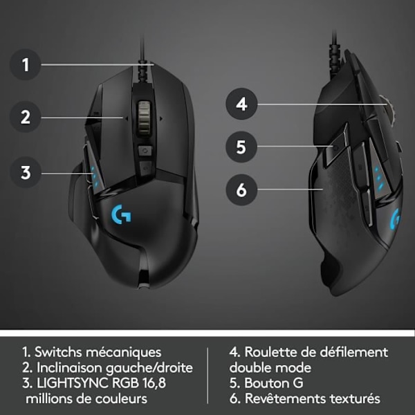 Logitech G502 HERO Mouse