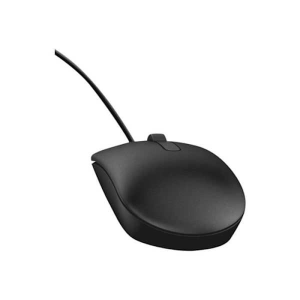 DELL MS116 optinen hiiri - USB - 2 painiketta - Musta - Kaapeli - 1000 dpi - Pyörät jarrulla