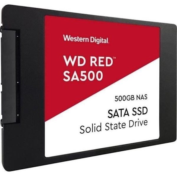 WD Red™ - Nas intern Solid State Drive - SA500 - 500 GB - 2,5" (WDS500G1R0A)