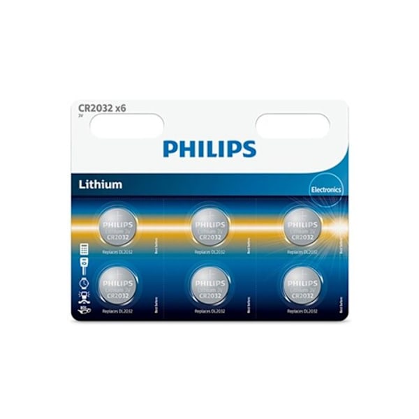 PHILIPS PARISTOT CR2032 X6