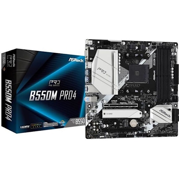 ASROCK B550M Pro4 bundkort