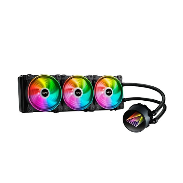 Væskekøler - XPG - Levante X 360 - Infinite Mirror Pump - Effektivt PWM-design - Asetek 7. generation Sort