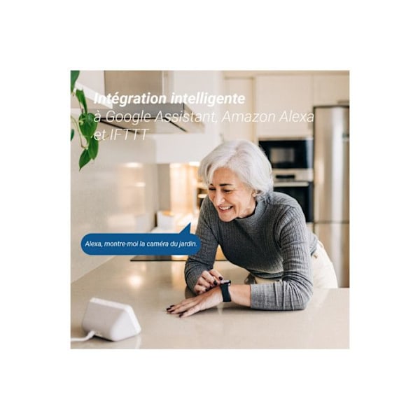 Overvågningskamera - EZVIZ - CS-H3c - Nattesyn - Kablet - 1080p mångfärgad