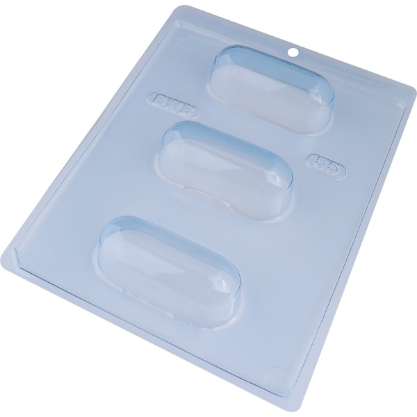 Pralinform Kupol Chokladform - BWB 55 - Special 3 Part Mold Transparent