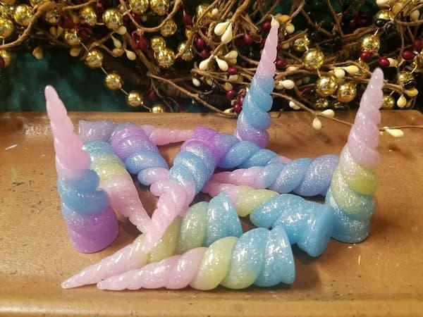 Enhörning Ögon Öron Silikonform Unicorn Cake Tårta - BakeCake multifärg