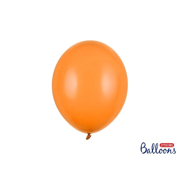 Pastel Mandarin Ballonger |  Starka Ballonger  27cm, 10st Pastel Orange