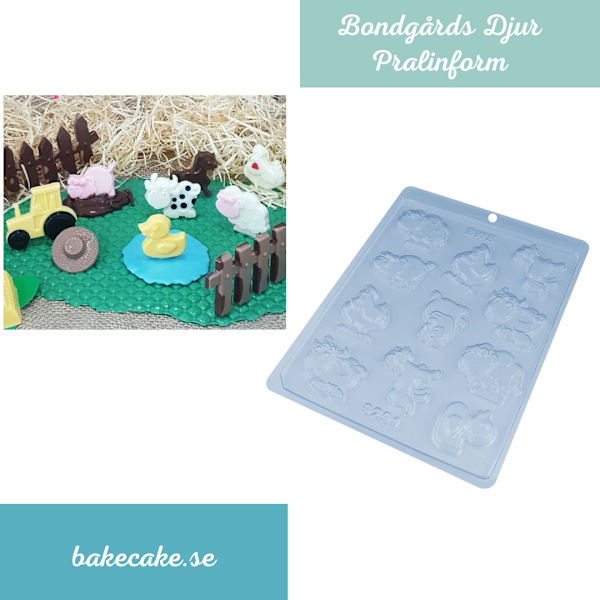 Pralinform Djur Chokladform - BWB 9291 Transparent
