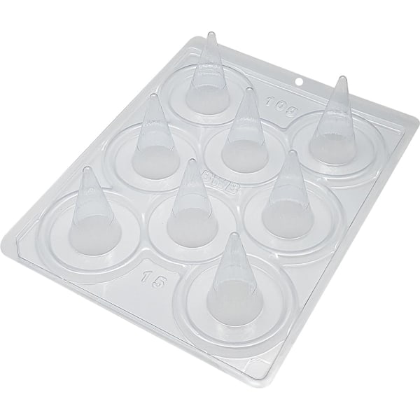 Pralinform Strutar Chokladform - Cone - BWB 15 - Special 3 Part Mold Transparent