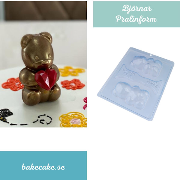 Pralinform Björn - BWB 10162 - Special 3 Part Mold Transparent