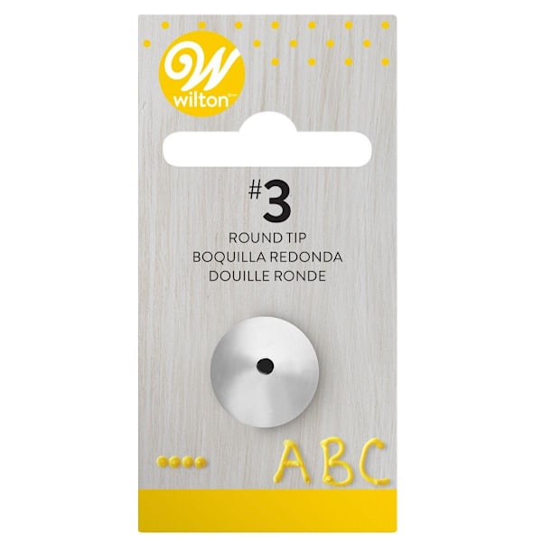 Wilton Decorating Tip #003 Vit
