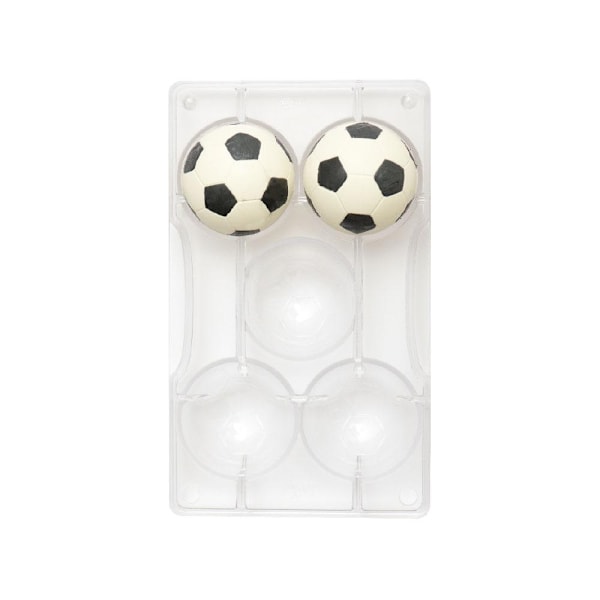 Fotboll Pralinform Praliner Polykarbonat Chokladform - Decora multifärg