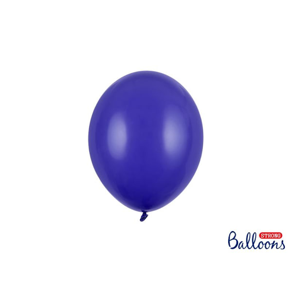Blå Ballonger | Starka Ballonger 23cm, 10st Blå Blå