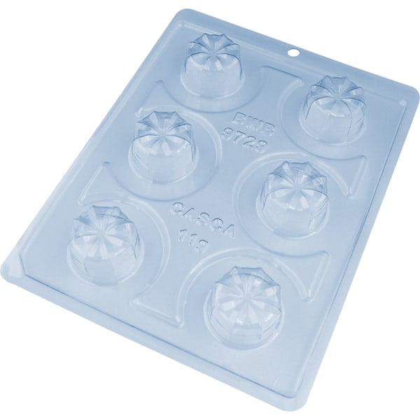 BWB Special 3-Part Mold - 9729- Pralinform Chokladform Transparent