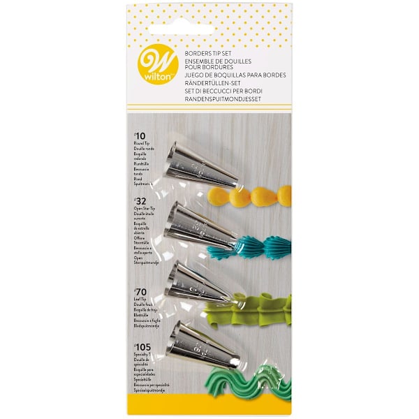 Wilton Tyllset Boarders Tip Set #10, #32, #70, #105 multifärg