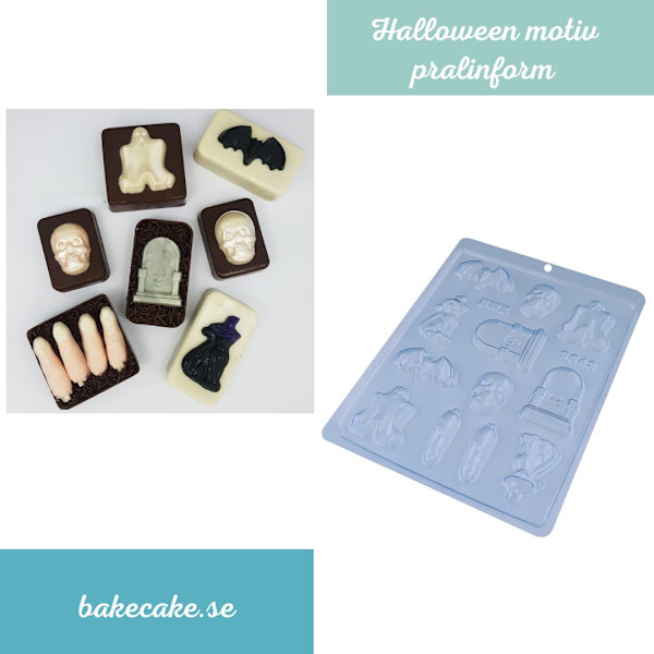 Pralinform Halloween - Chokladform - BWB 9643 Transparent