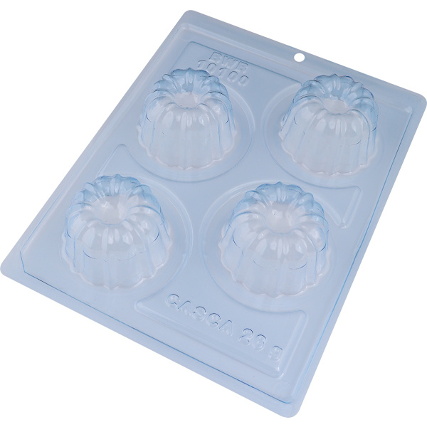 Pralinform Kaksform Chokladform - BWB 10100 - Special 3 Part Mold Transparent