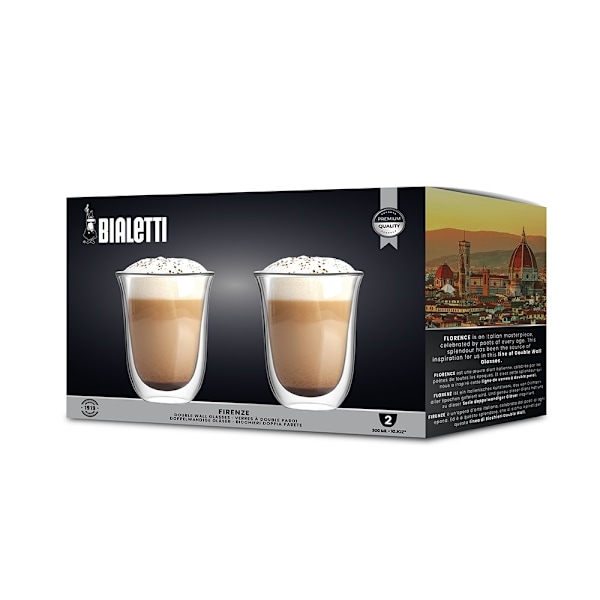 Mugg Set/2 FIRENZE Bialetti® Transparent