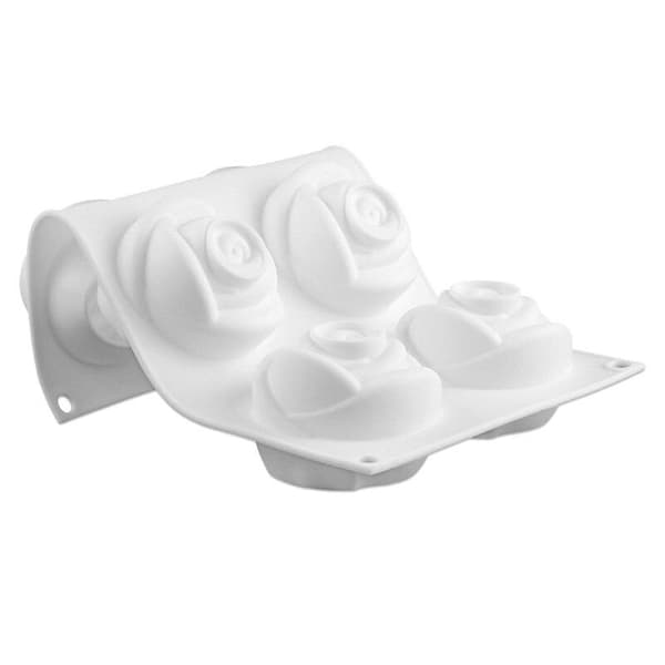 Rosor Silikonform Pralinform Vit