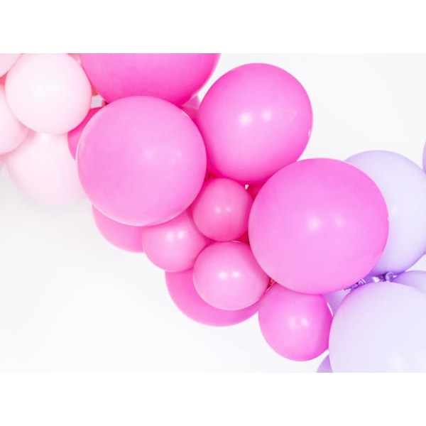 Pastel Rosa Ballonger | Starka Ballonger  27cm, 10st Pastel rosa Rosa