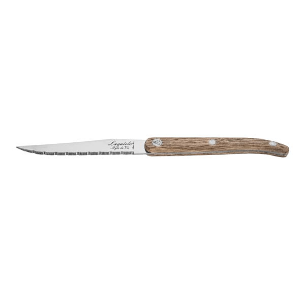 Grillknivar Laguiole Oak Wood tandad SET 6 SdV Ek