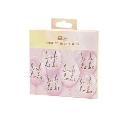Ballonger 6 pack - Bride to Be Rosa