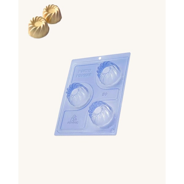 Porto Formas Special 3-Part Mold - 89 - Pralinform Chokladform Transparent