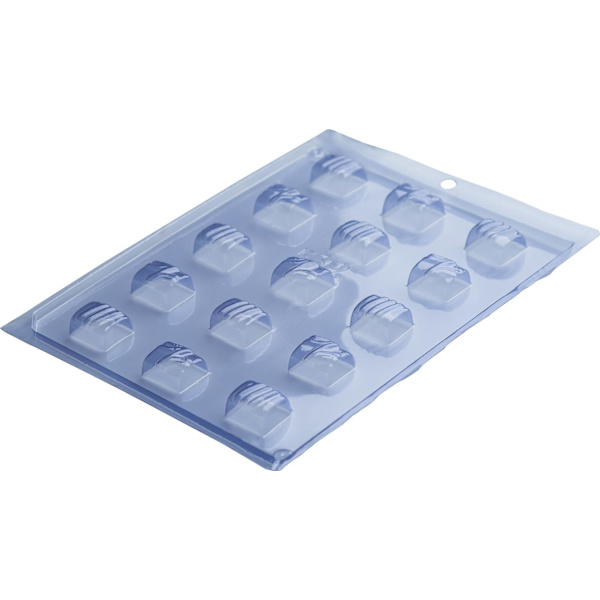 Pralinform Fyrkant Chokladform - Porto Formas 532 Transparent