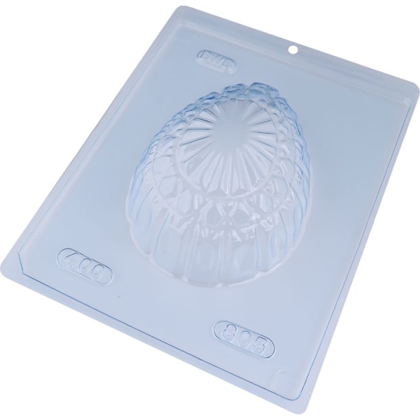 Pralinform Mönstrat Ägg 400g - BWB 805 - 3 Part Mold Transparent