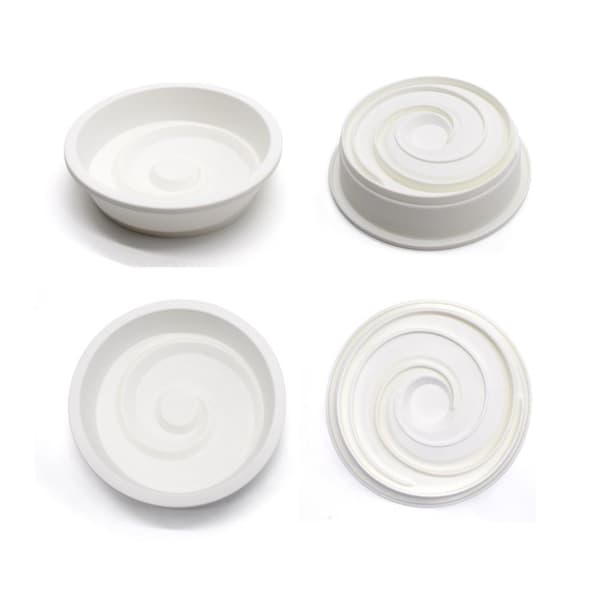 Mousseform Vortex 3D Spiral Silikonform Vit