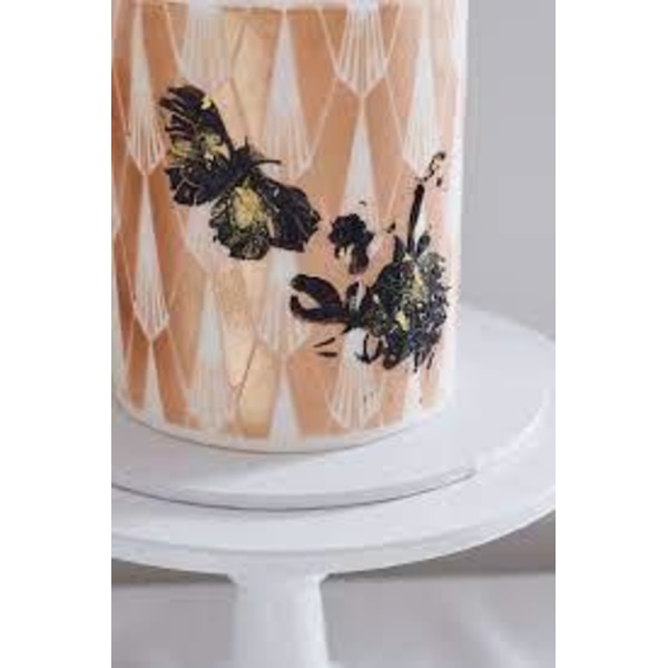 Dewdrop Stencil Schablon - The Belsize Cakes Vit