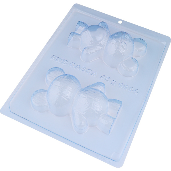 Pralinform Nallebjörn Chokladform - BWB 9934 - Special 3 Part Mold Transparent