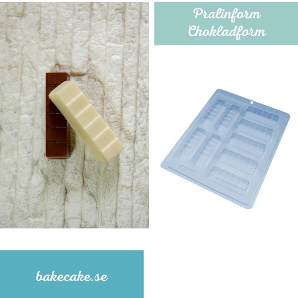 Pralinform Chokladblock Chokladform - BWB 9300 Transparent