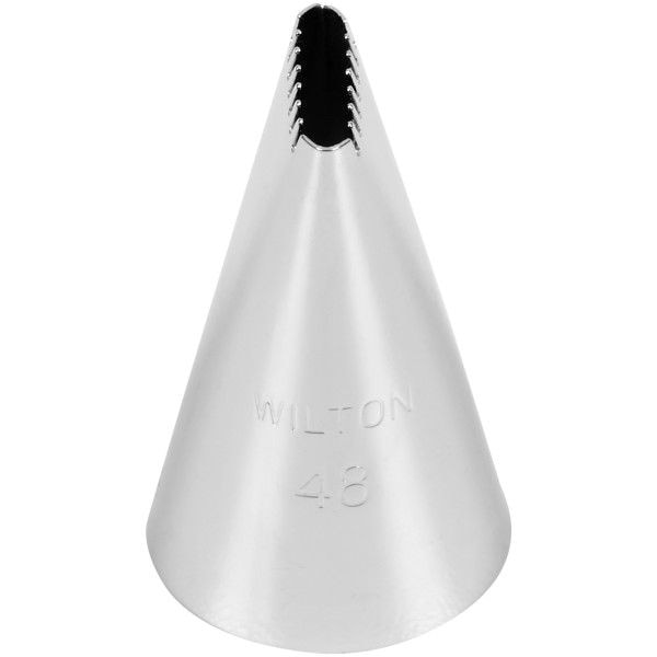Wilton Decorating Tip #048 Basketweave Carded Vit