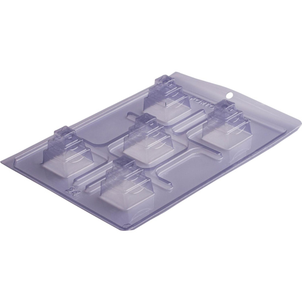 Pralinform Pyramid Chokladform - Porto Formas 24 - Special 3 Part Mold Transparent