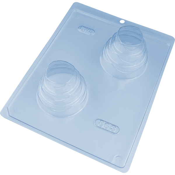 Pralinform Våningstårta Chokladform - BWB 863 - Special 3 Part Mold Transparent