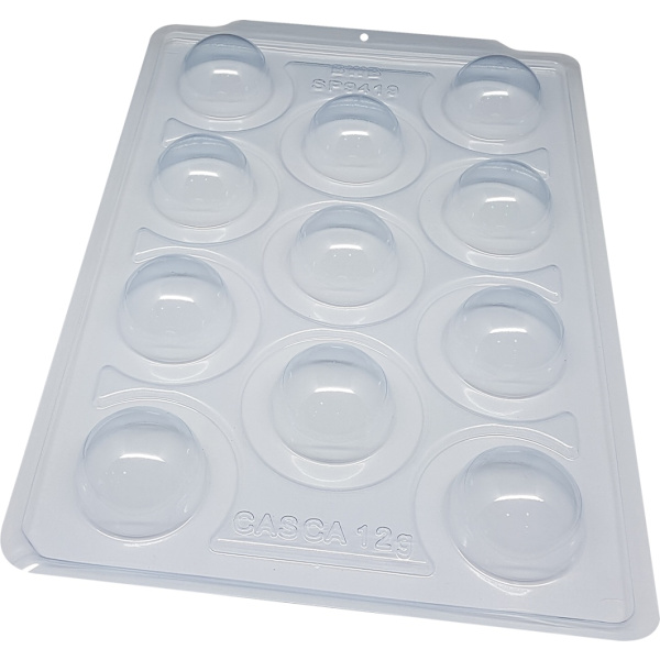 Pralinform Kupol Chokladform - BWB 3531 - SP 9419 - Special 3 Part Mold Transparent