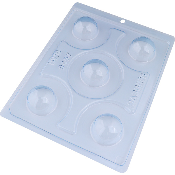Pralinform Kupol Chokladform - BWB 9457 - Special 3 Part Mold Transparent